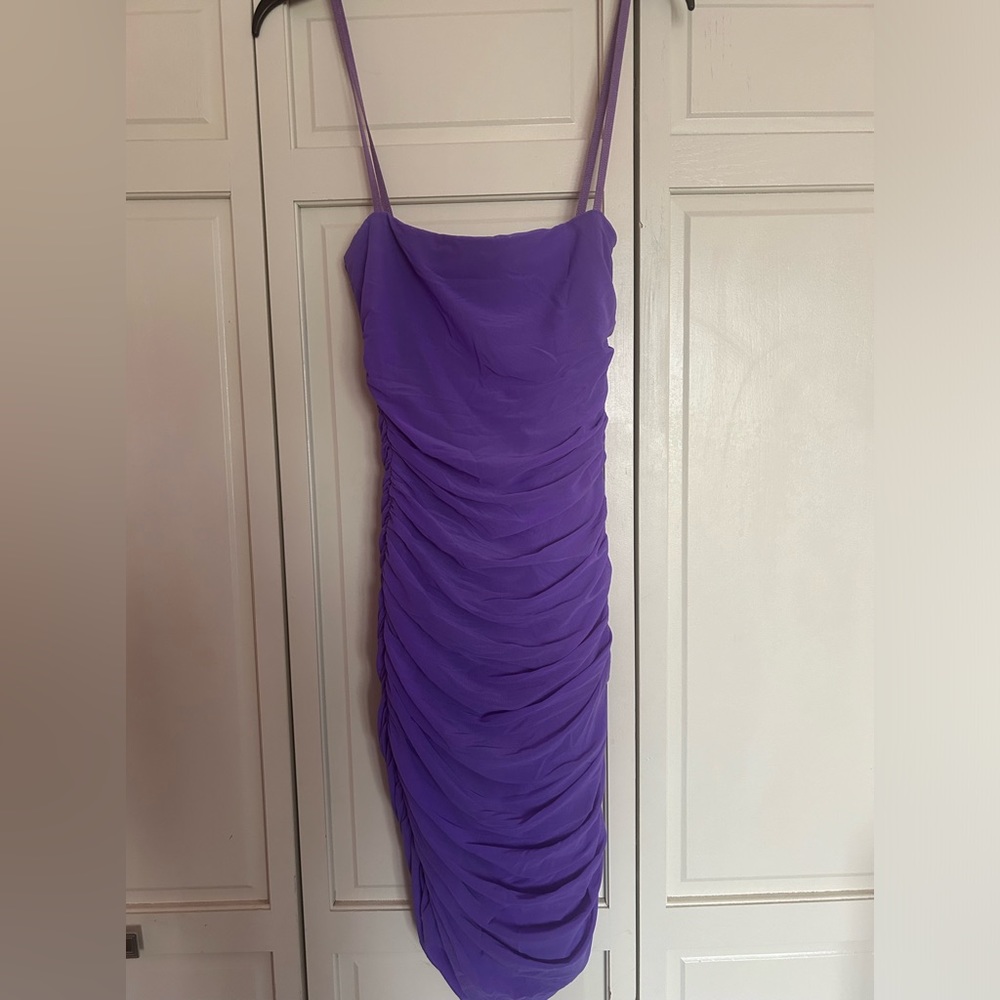 Purple homecoming dress